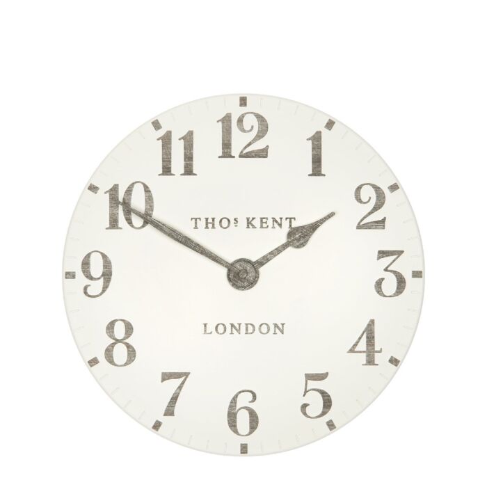 Thomas Kent - Arabic Limestone Large Wall Clock 